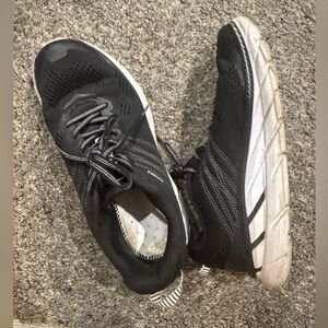 Hoka Black and White Sneakers